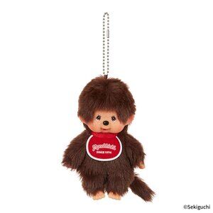 NEW SEKIGUCHI Monchhichi-Kun Classic Plush Mascot Keychain